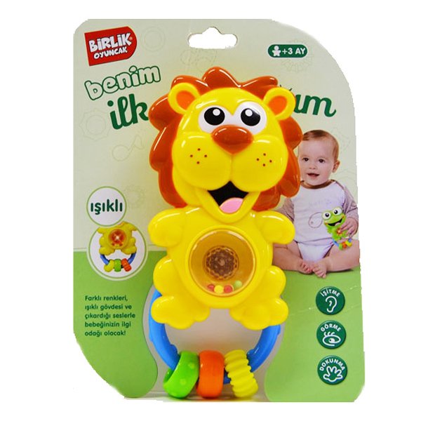 3661B-WD BUZZER BATTERY-POWERED LION RATTLE