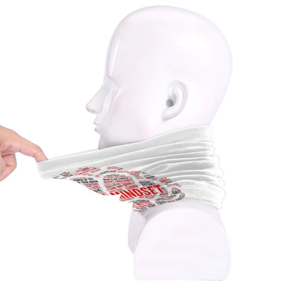Growth Mindset Word Cloud Brain Bandana Scarf Mask Scarfs Neck Warmer Headwear Growth Mindset Mindset Teachers Student School