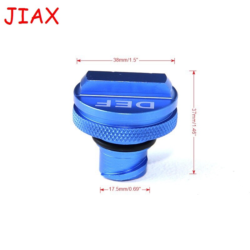 Diesel Billet Aluminum Fuel Cap Magnetic Blue