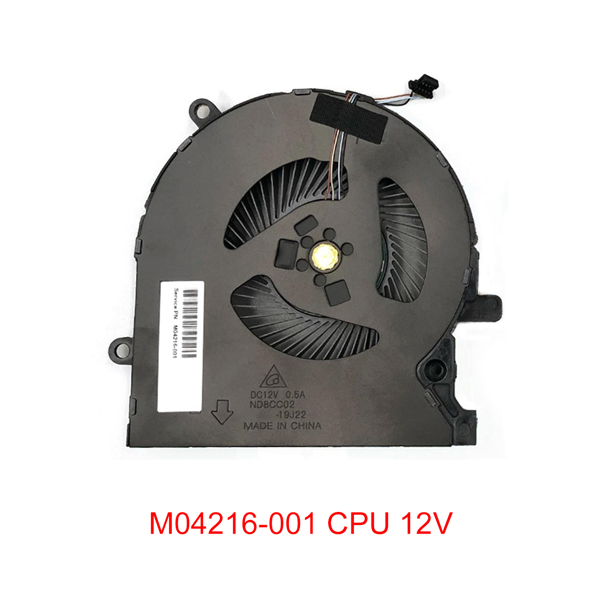 Original CPU+GPU Cooling Fan For HP OMEN 15-EK 15-EN M04215-001 M04216-001 (12V version): Gold
