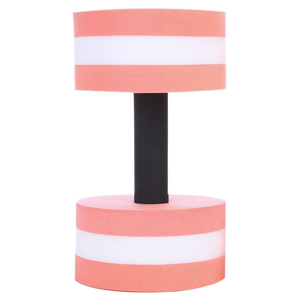 Diy água destacável aquáticas haltere eva barbell aquas fitness natação exercício acessório equipamentos de fitness: Rosa