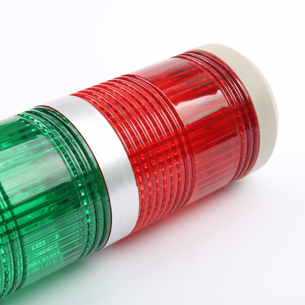 DC 12V/24V AC 110V 220V Industrial Signal Tower Lamp Flash Warning Stack Light LED model Normal Red Green with buzzer