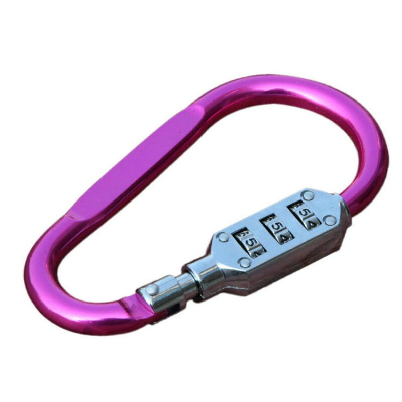 1pc 3 Digit Vorhängeschloss Aluminium Lock Beutel Zubehör Reise Gepäck Koffer Code Sicherheit Kombination Schloss Travel Zubehör