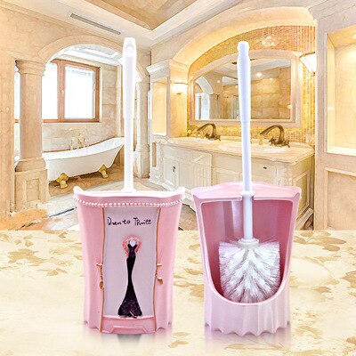 Hars Badkamer Borstel Houder met Stand Set Badkamer Accessoires Hars Wc Borstel Kit WC Borstel Badkamer Set Kit: E