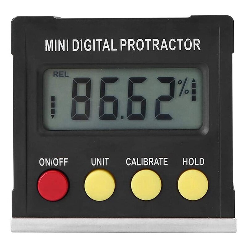 360 Degree Mini Digital Protractor Inclinometer Electronic Level Box netic Base Measuring Tool