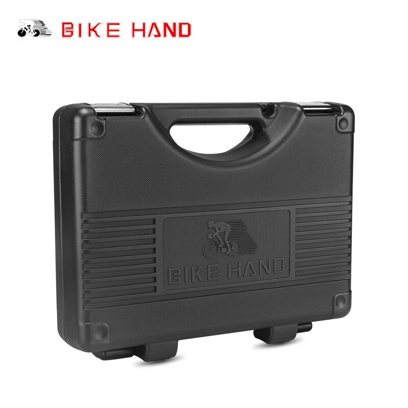 BIKE HAND Bicycle Maintenance Toolbox 18 in 1 Combination Suit YC-728 Multi-function Case Repair