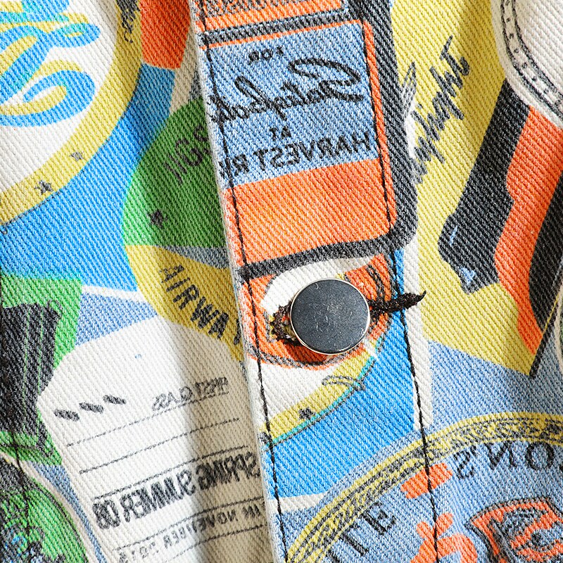 Japan Style Spring Autumn Men's Denim Jacket Casual Bomber Punk Rock Streetwear Clothes