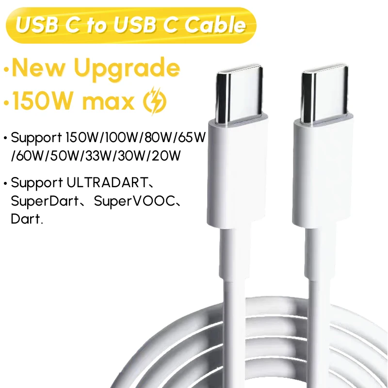 Realme câble d'origine 80W 65W 33W USB Type C Super Dart Vooc chargeur fil Compatible avec Realme GT NEO 3T 2 pro C55 C53 C51 8 1: Bleu / 2m