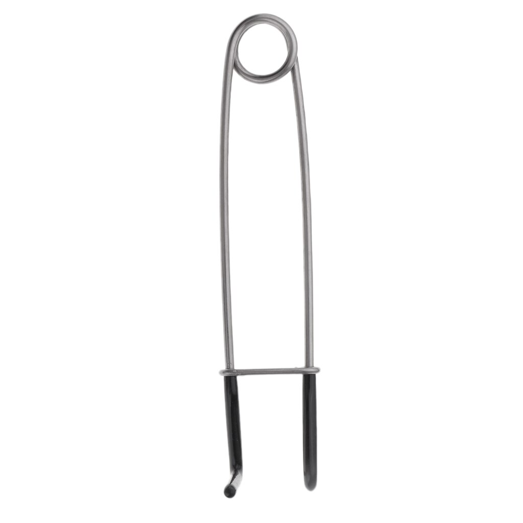 1PC 17cm Fisch Mund Öffner Kiefer Spreader Edelstahl Fisch Klammer Mund Gag Haken Entfernen Für Offenes Fisch hecht Angeln Zubehör