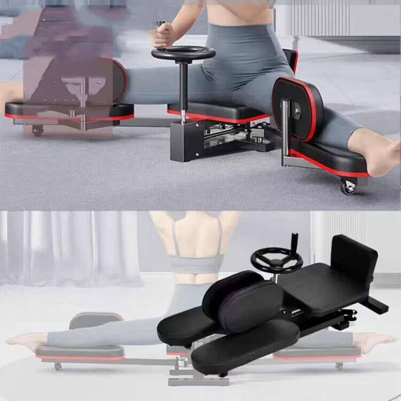 Máquina de estiramiento para Ballet, Yoga, baile, gimnasio en casa, 3 barras, ensanchador de piernas, equipo de Fitness, flexibilidad deportiva: Negro