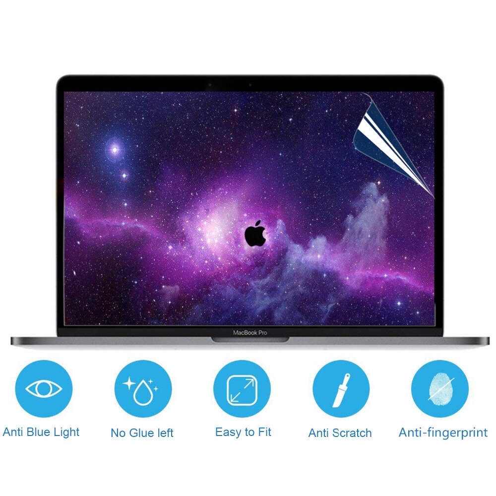 Cartinoe-Protector de pantalla de ordenador portátil, 15 pulgadas, para Apple Macbook Pro 15 A1990/a1707, película protectora de pantalla Anti Luz Azul (2 uds)