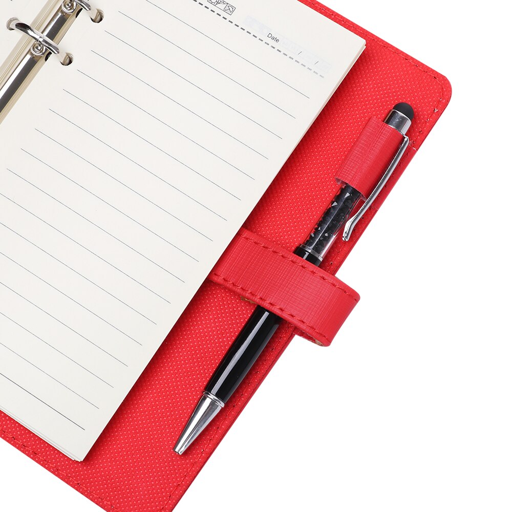 A6/A7 Business Notebook Zachte Lederen Losbladige Agenda Planner Organizer Travel Journal/Dagelijkse Plan Kantoorbenodigdheden