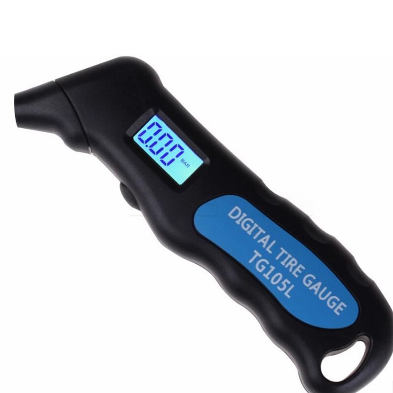 Digital Car Tire Tyre Air Pressure Gauge Meter LCD Display Manometer Barometers Tester for Car Truck Motorcycle Bike Test: Default Title