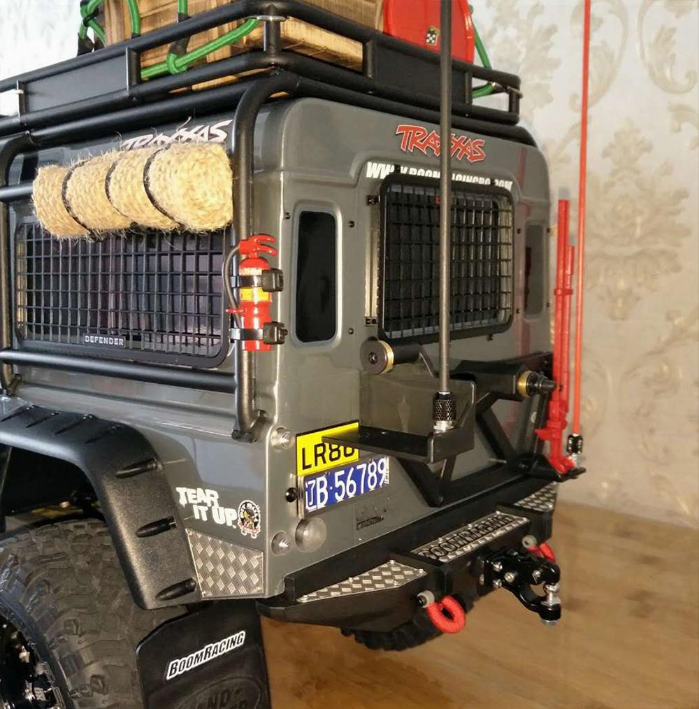 Ajrc rc bil metall dragkrok dragkrok mottagare för 1/10 rc crawler traxxas trx 4 trx -6 g63 axial scx 10ii 90046 d90 uppgraderingsdelar