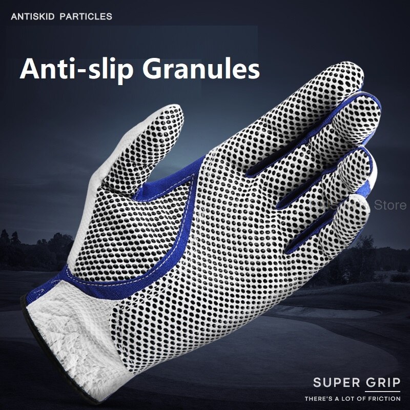 Guantes de Golf para hombre, manoplas deportivas antideslizantes, suaves y transpirables, para mano izquierda y derecha, 5 colores, 1 ud.