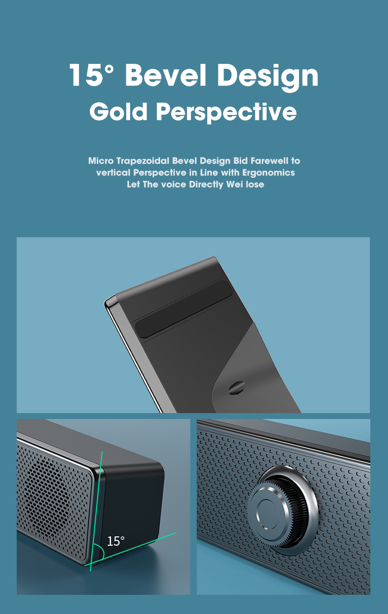 Computer Desktop High Bluetooth Wired Dual-purpose High-volume Microphone Two-in-one Speaker