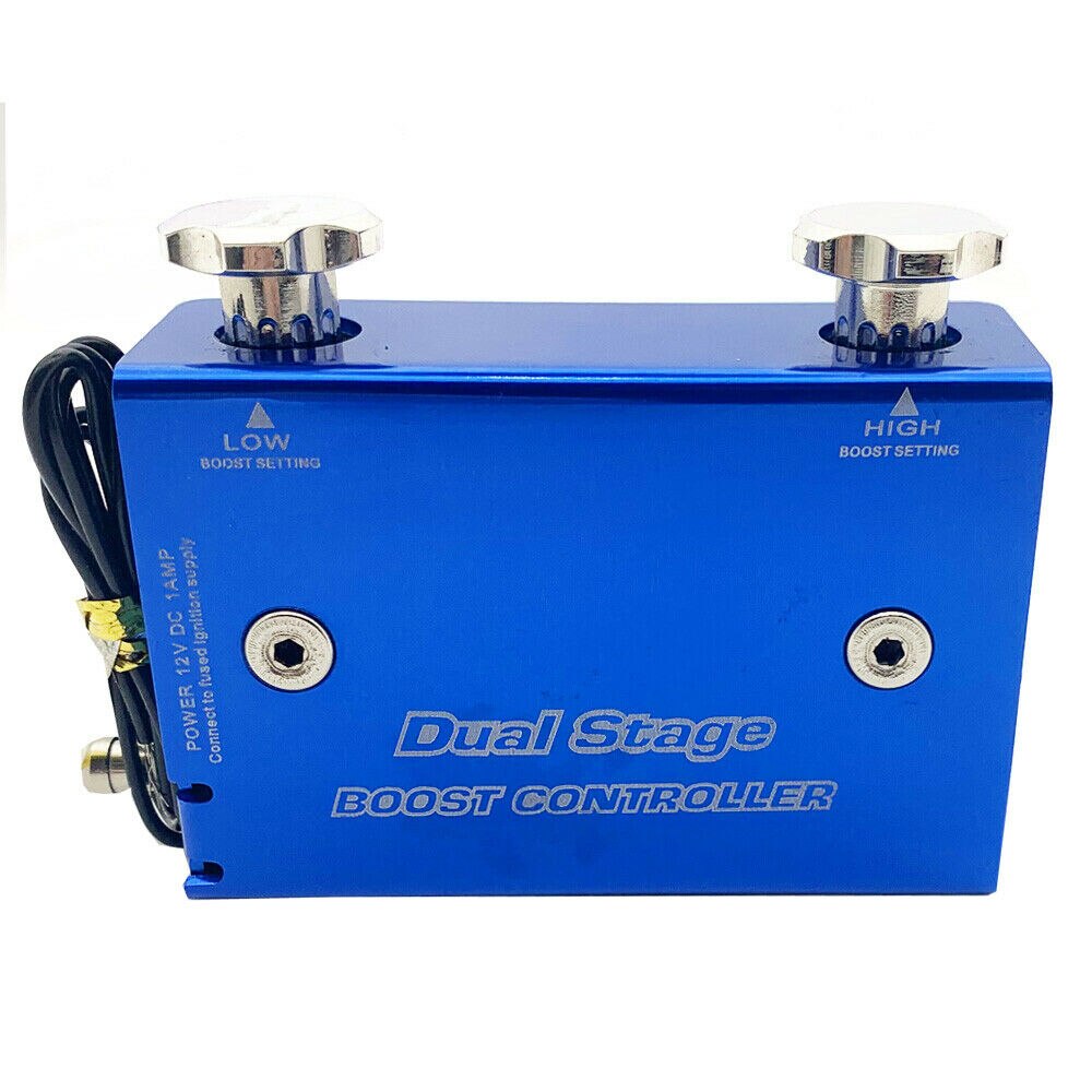 PQY Black Dual Stage Manual Boost Controller Kit With Hardware - Universal Turbo MBC