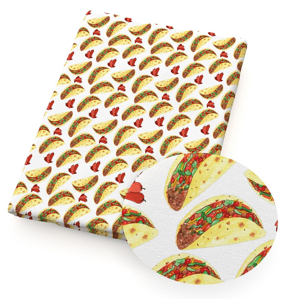 50*145cm Cupcake alimentaire imprimé Polyester coton tissu Patchwork pour tissu enfants Textile à la maison pour couture robe poupée, 1Yc11379: 1106058001