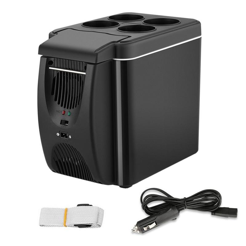 DC 12V Auto Koelkast Cooler 6L Mini Auto Vriezer Cooler Warmer Elektrische Koelkast Draagbare Koelbox Reizen Koelkast