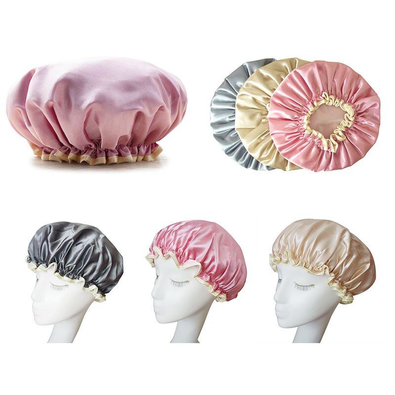 Waterdichte Badmuts Badkamer Douche Haarhoes Vrouwen Benodigdheden Douchemuts Volwassen Douche Bad Badmutsen Badkameraccessoires