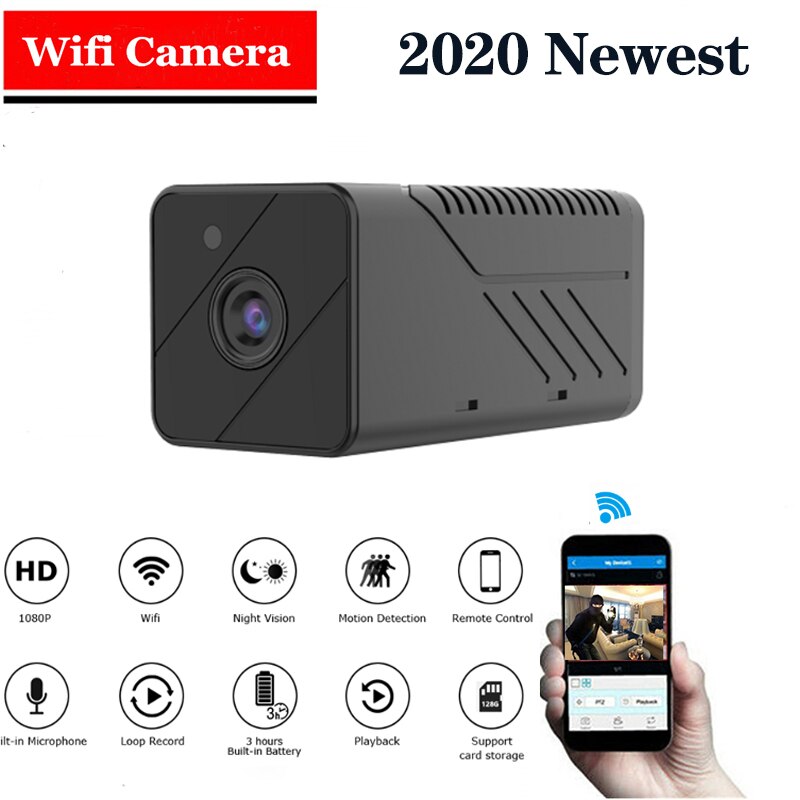 2400 Mah Wifi Mini Camera 1080P Nachtzicht Magnetische Action Camera Draadloze Ip Remote Ingebouwde Batterij Cam babyfoon