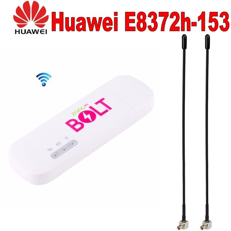 Unlockedhuawei E8372H-153 Lte Cat4 150Mbps Usb Stick Wifi Sim Dongle