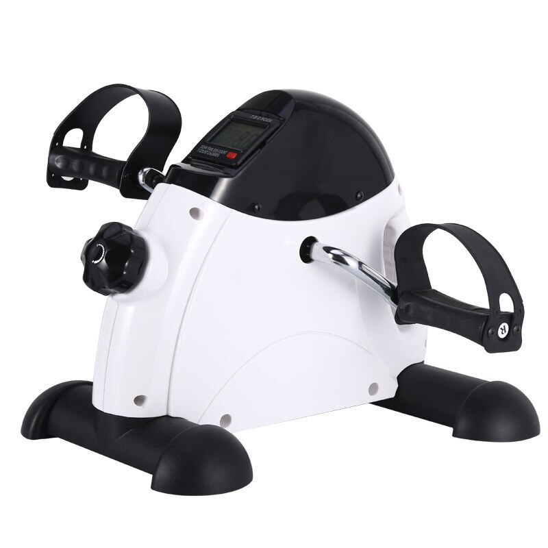 Hjem mini cykel lcd skærm ben træner rehabilitering maskine stepping fitness vægttab vægttab indendørs cykel