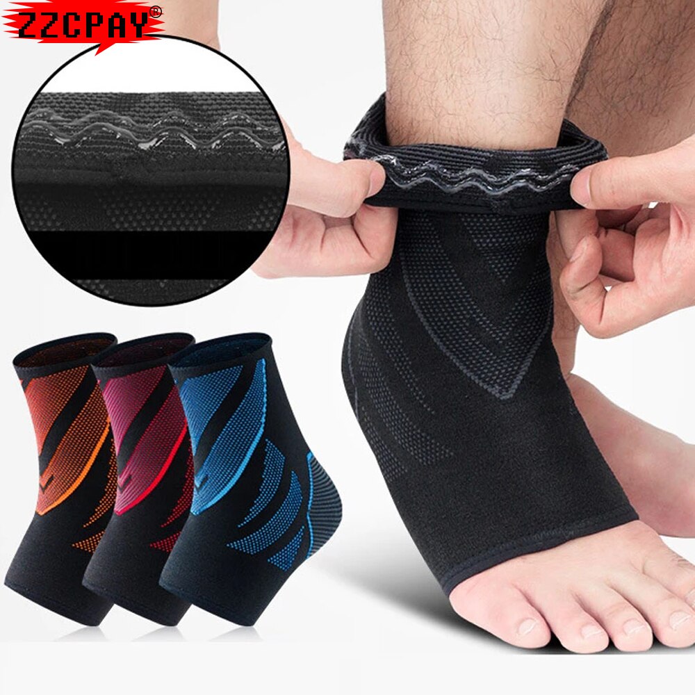 1Stck Elastische Druck Knöchel Unterstützung Klammer Knöchel Ärmel Schutz FußBall Basketball FußBall Gurt Sport Verband