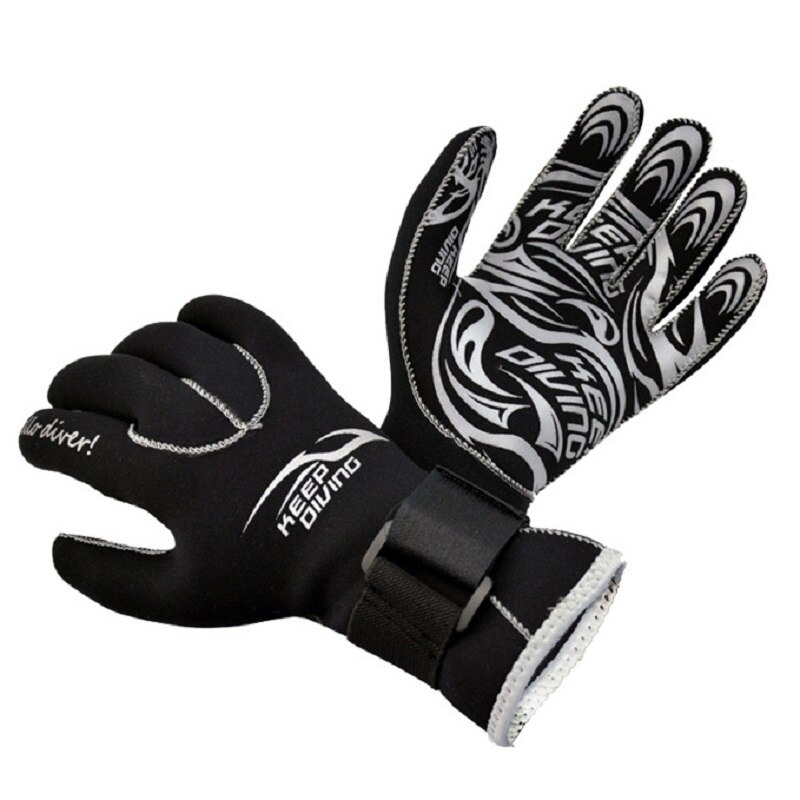 Guantes de neopreno de 3MM para hombre y mujer, equipo de buceo, antiarañazos, mantiene el calor, para surf y Deportes de buceo, novedad