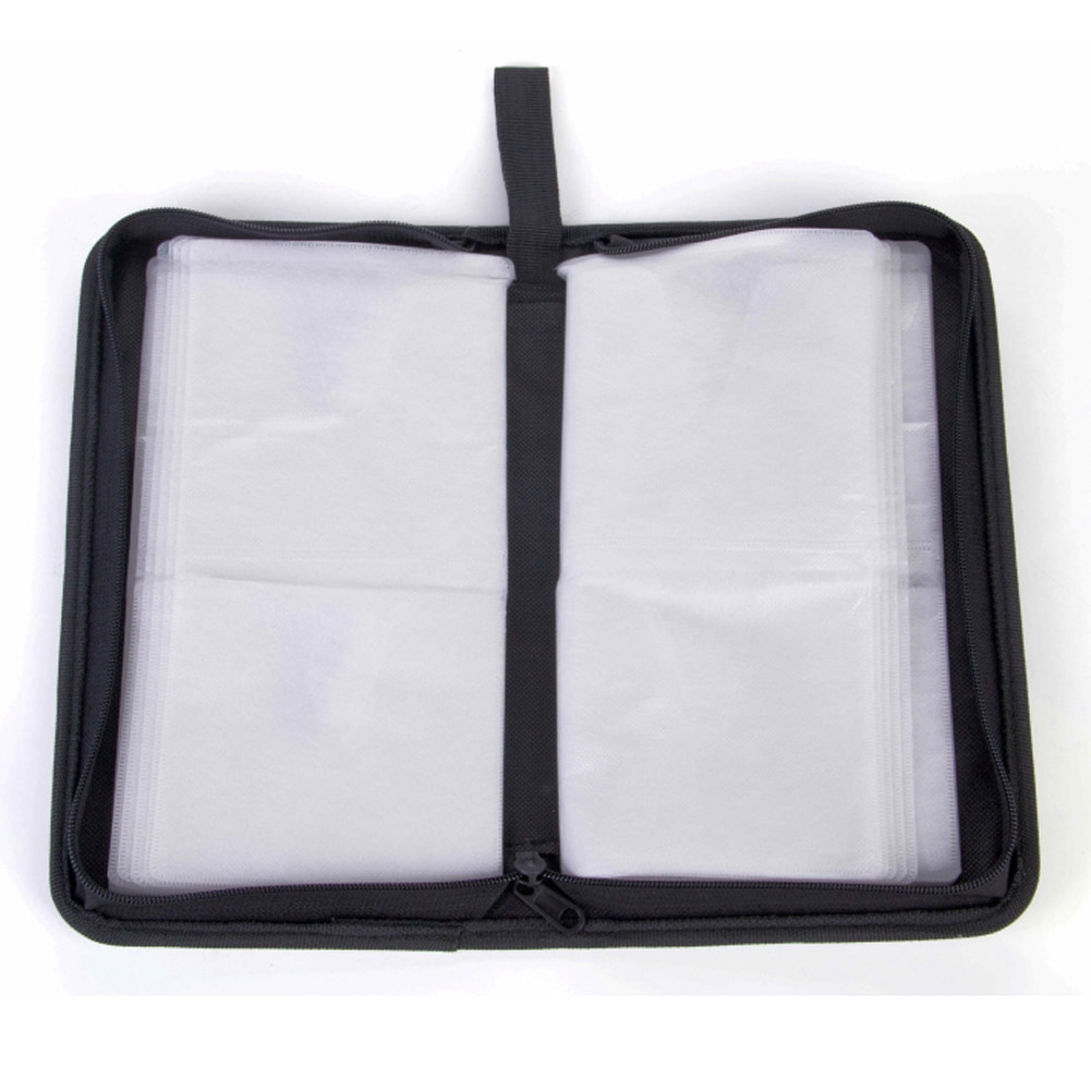 80 Mouw Kunstleer Bescherming Cd Tas Dvd Tool Draagtas Auto Houder Grote Capaciteit Multifunctionele Opslag Rechthoek