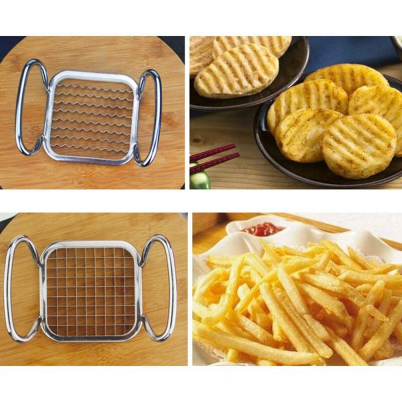 5 in 1 Vegetable Chopper Stainless Steel Vegetable Dicer Chopper Veggie Slicer Cutter For Mushroom Cucumber
