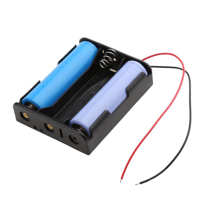AA 18650 Battery Holder DIY Power Bank Rechargeable Batteries Container 1X 2X 3X 4X Storage Box Case With Wire Pin