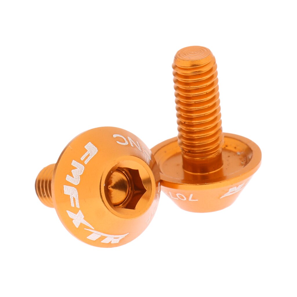 Water Bottle Cage Allen Key Bolt Screws 5 X 12mm 7 Colors Bike Water Bottle Screws Water Bottle Rack Accessorie: Gold