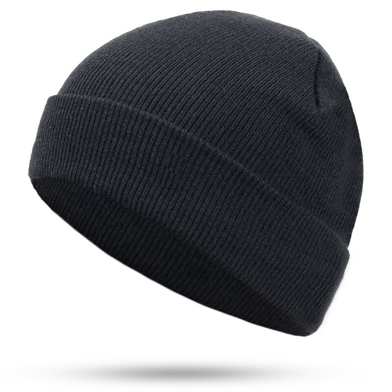 Hatt hip-hop häckmössa röd blå svart orange lila stretch stickade mössor höst vinter hattar för man kvinna skidmössa huva: 16