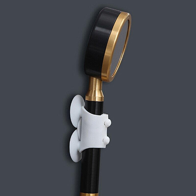 Suction Cup Shower Head Holder Handheld Showerhead Bracket Adjustable Shower Holder Removable Wall Mounted SEC88