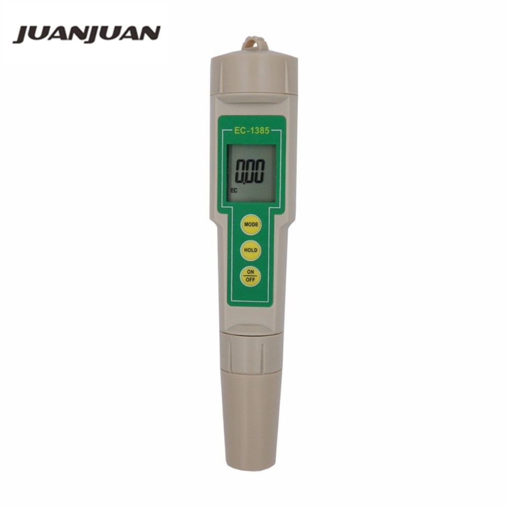 3 in 1 EC CF TDS Meter Waterdicht Geleidbaarheid Hydrocultuur Digitale Tester Water Meting 19990ppm EC-1385 40% off