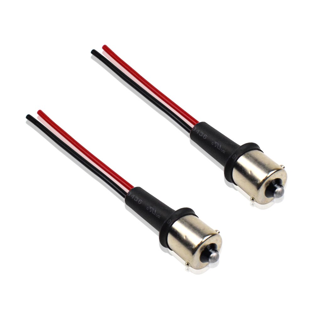 2 Stuks Auto Lamp Socket Voor 1156 Ba15s P21w Auto Led Richtingaanwijzer Mannelijke Base Plug Connector Waterdichte IP68 dyoung: Default Title