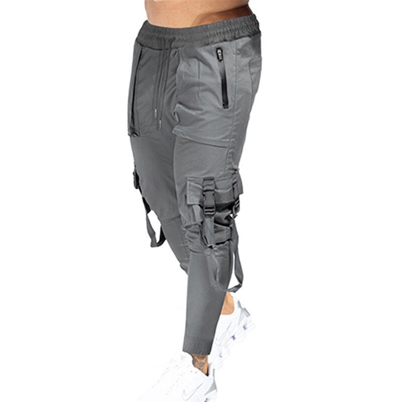 #39 harlan Straße Trend herren-sporthose mit mehreren taschen, hoch-Straße Fitness-cargohose, jogginghose für herren