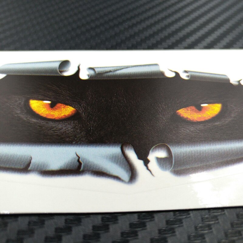 Replace Accessory Car Sticker Replacement Window Decor Decorative Leopard Eye Peeking 3D Simulation