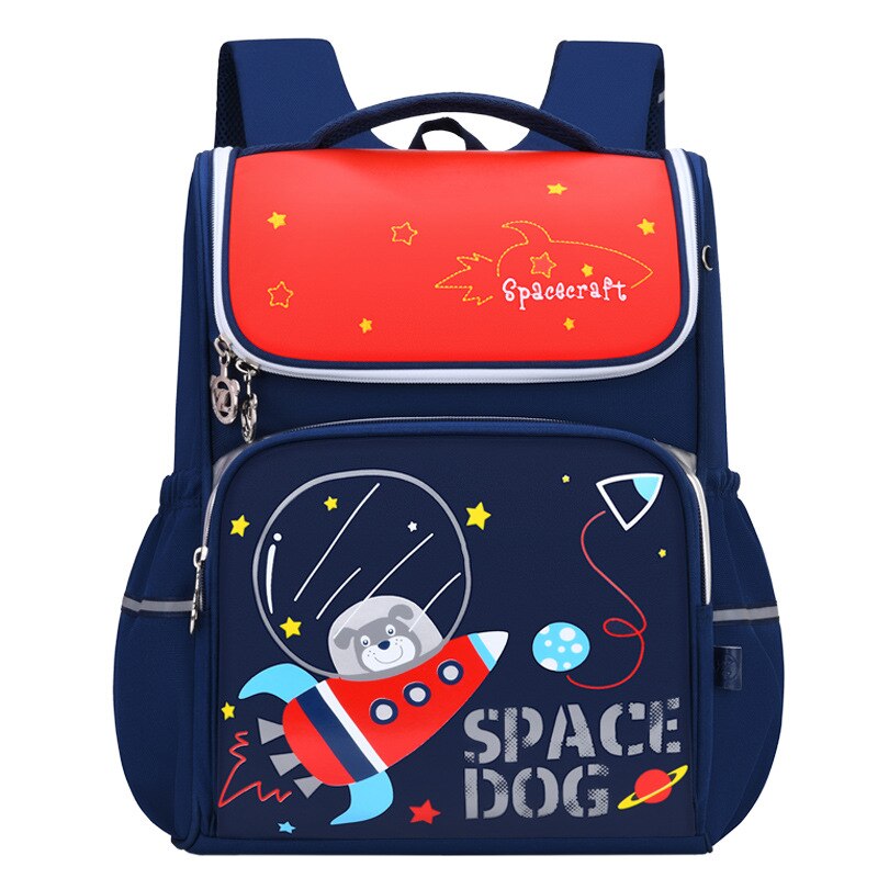 Kinderen Waterdichte Rugzak Cartoon Kinderen School Bagshigh Capaciteit Jongens Orthopedische Bagpack 3D Afdrukken Meisjes Rugzak Mochila: Dray blue