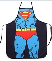 Tablier drôle en 3D pour femme, Wonder-Woman, Tablier de Cuisine pour fête, Tablier de Cuisine pour adultes: YELLOW