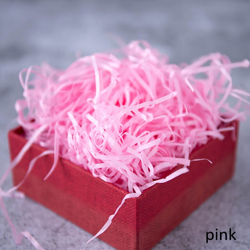 1 Bag Kleurrijke Golfsnit Papier Shred Raffia Geschenkdoos Filler Papiersnippers 20G Bruiloft Verpakking Party Accessoires