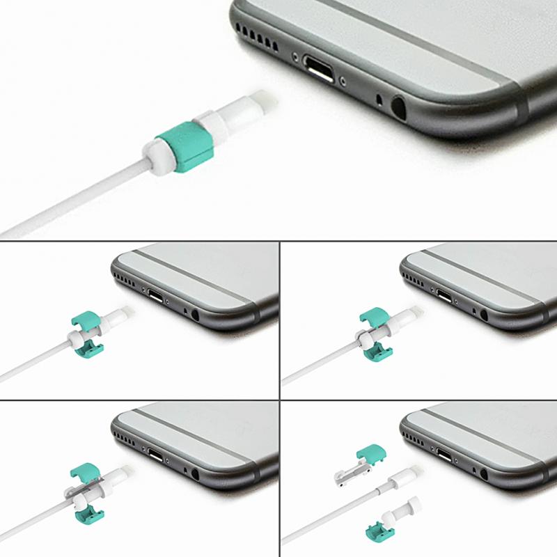 5 pcs voor Verlichting USB Data Charger Kabel Saver Protector voor Apple Voor iPhone 5 5 s 6 6 S Plus