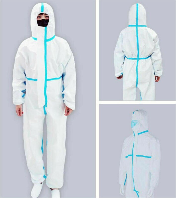 Wegwerpoveralls overalls overalls capuchon schilders beschermend pak (wit) beschermende overalls met capuchon waterdicht