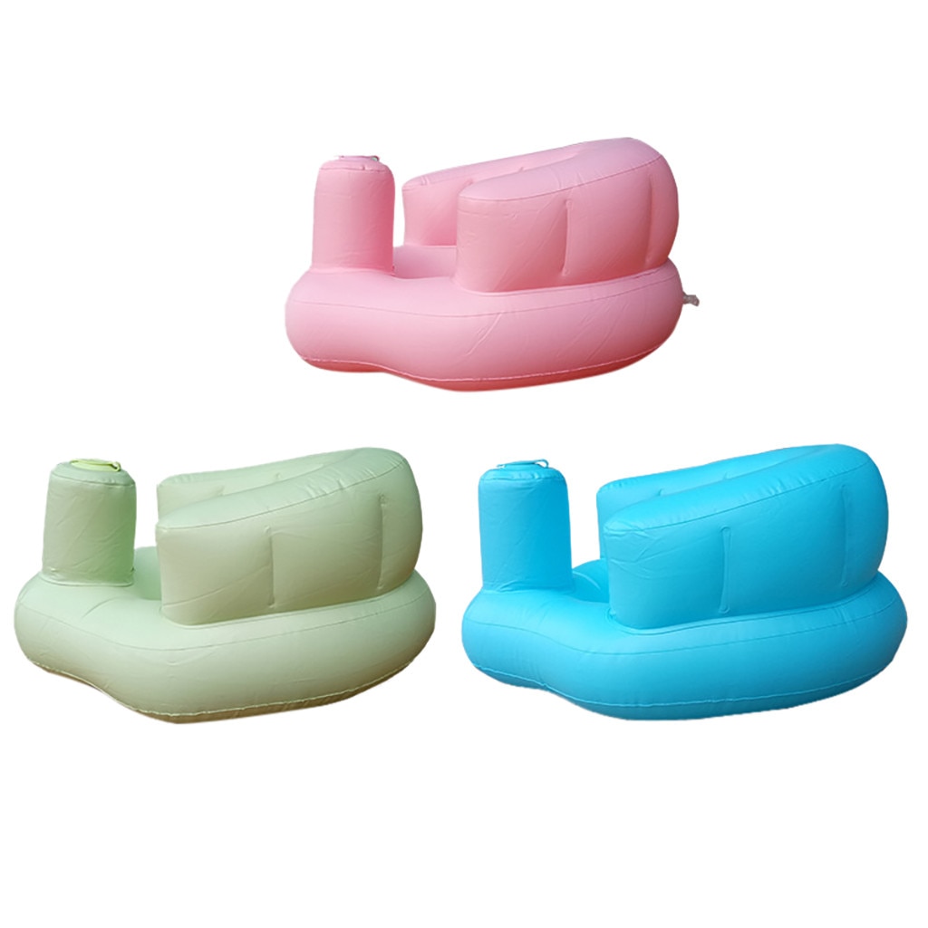 Newborn Baby Bathtub Inflation Bath Tub Ring Seat Infant Child Toddler Kids Anti Slip Safety Toy Bath Tub for Baby Cushion Mat