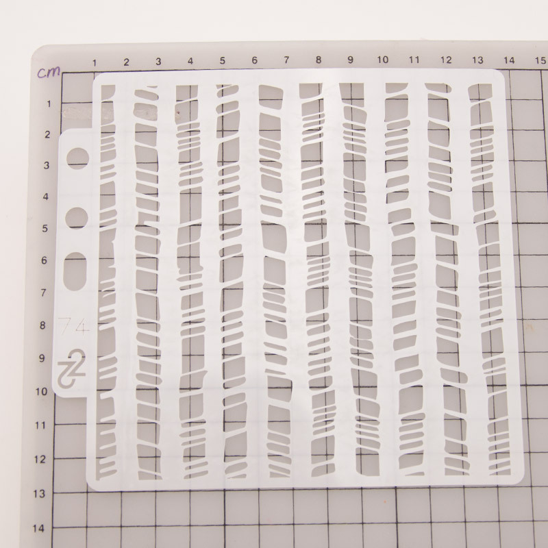 14.1cmx13cm Reusable Plastic Painting Templates Stencils Mold for Fabric, Scrapbook, Painting DIY Art Projects(Tree) S74