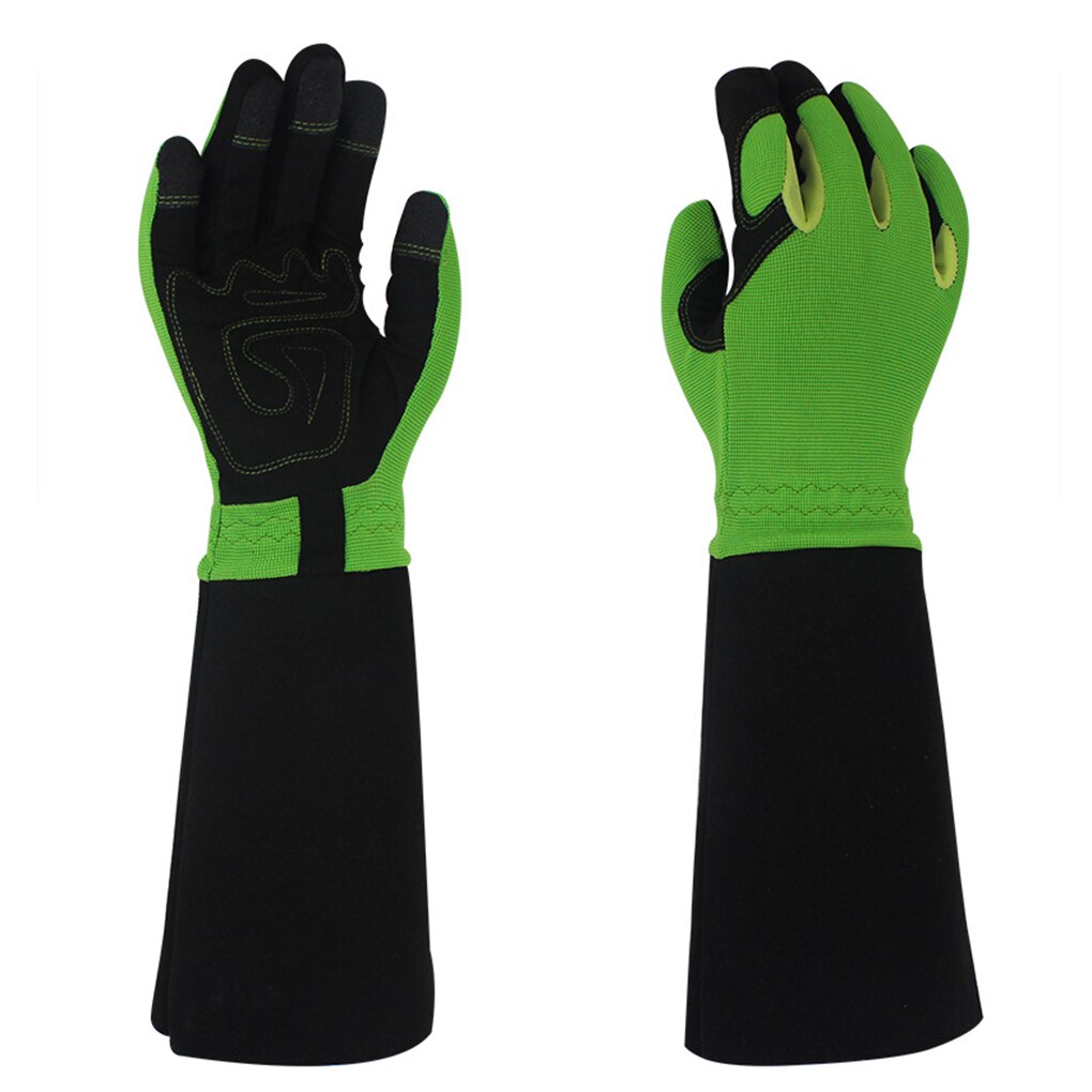 1 Pair Women Gardening Gloves Thorn Proof Flower Planting Yard Work Long Garden Gloves