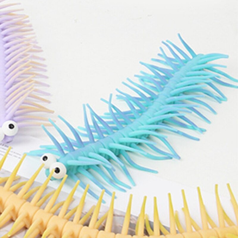 26cm dekompressionsspielzeuge, parodierte tausendfüßler, sensorisches fidget-spielzeug, dehnungs-neuheit, gag für autismus-therapie, stressabbau, party