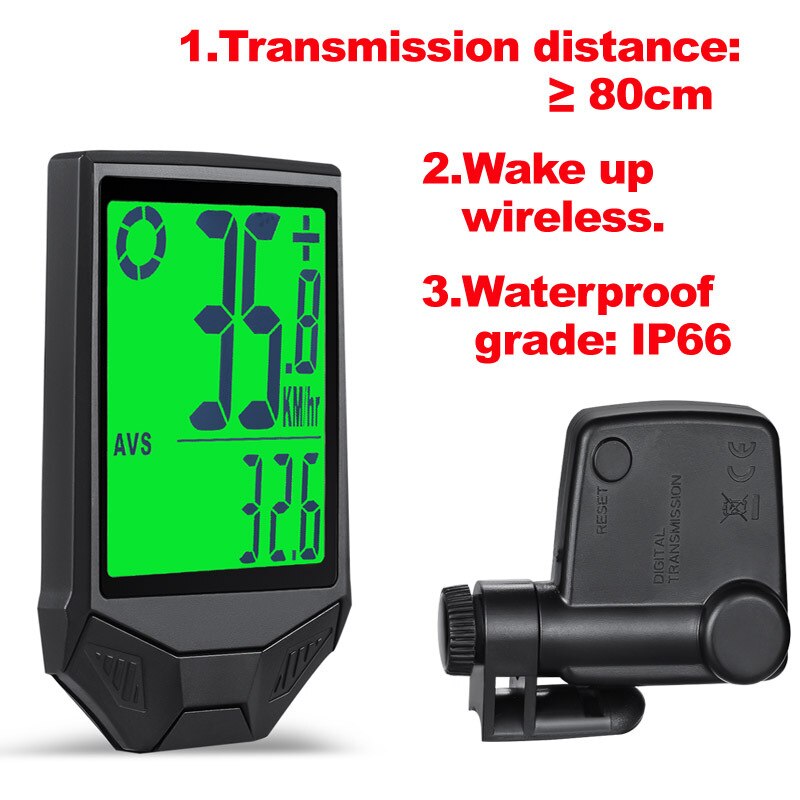 bike accessories speedometer Bicycle Speedometer Odometer Waterproof Bicycle with Backlight Wireless Wired Bicycle Stopwatch