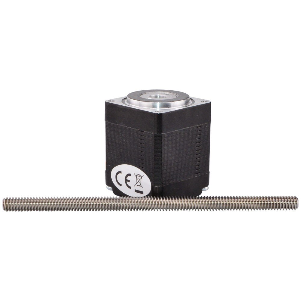 Nema 11 Non-captive Linear Stepper Motor 4-lead 34mm Stack 0.75A Lead 2mm/0.07874" Lead Screw Length 100mm